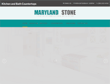 Tablet Screenshot of marylandstone.com